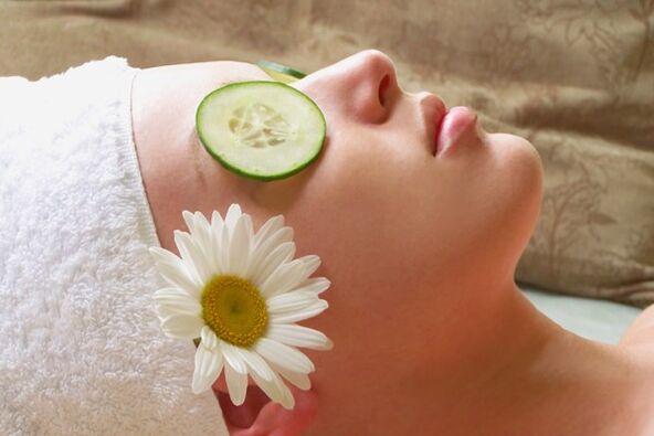 Maschera di cetriolo